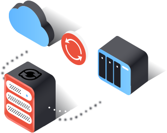 伺服器到雲/NAS 同步