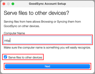 Mac 計算機名稱與文件服務配置