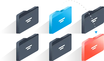 選擇源文件夾和目標文件夾