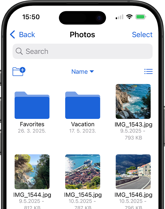 GoodSync for iOS 主界面